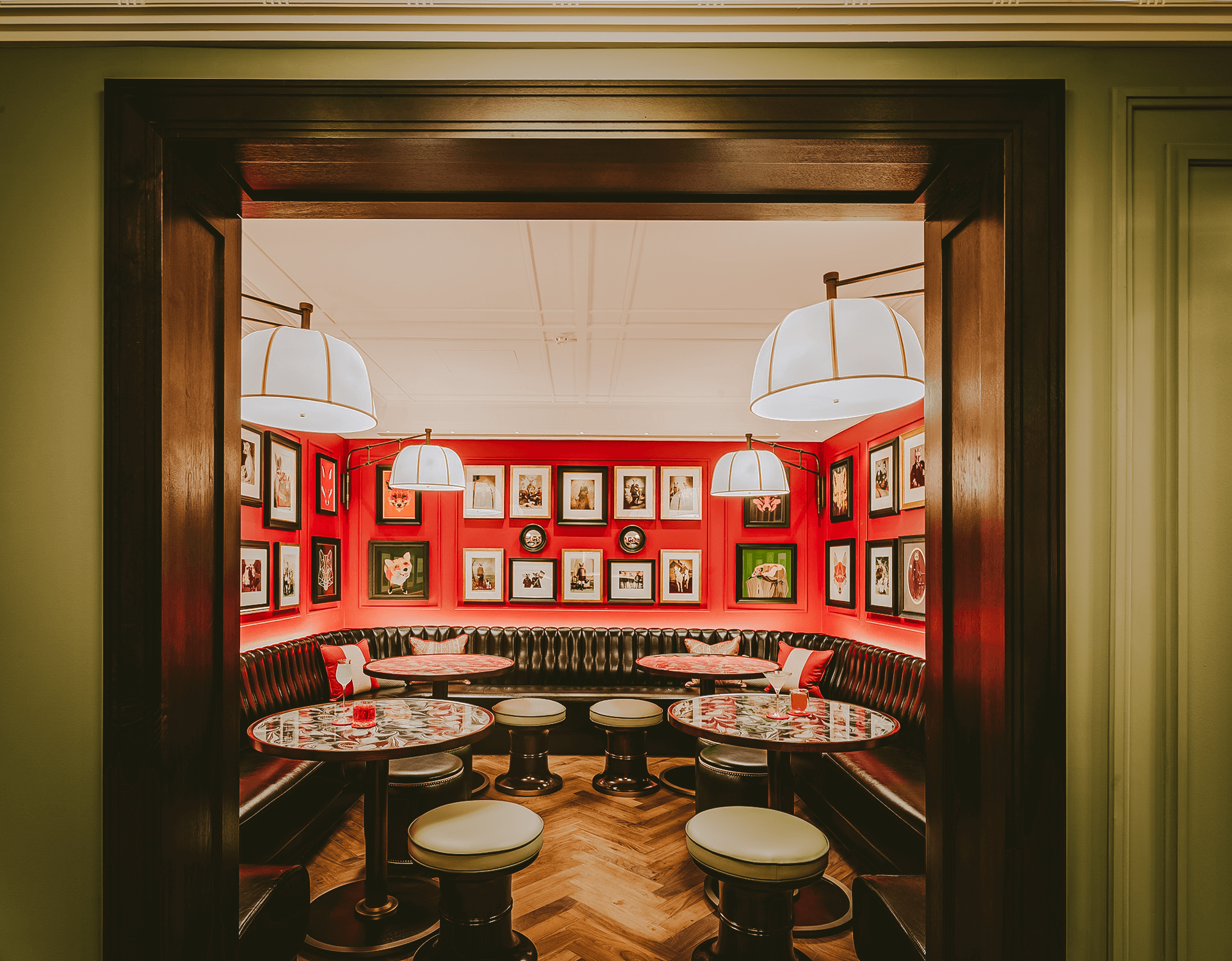 View of the Lower Ground seating area at The Mayfair Townhouse