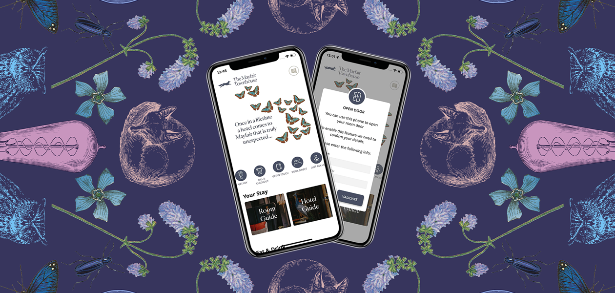 iphone preview of the mayfair townhouse app