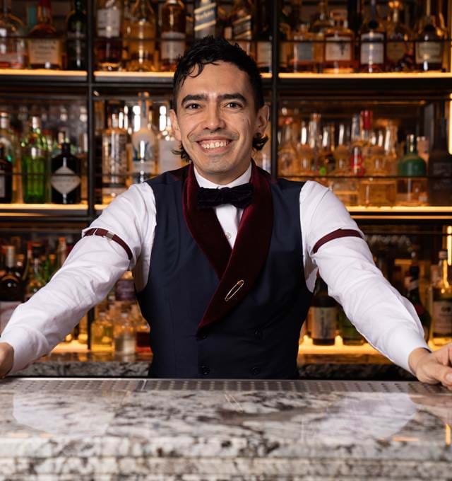 Nico Orduz, bar team at The Mayfair Townhouse