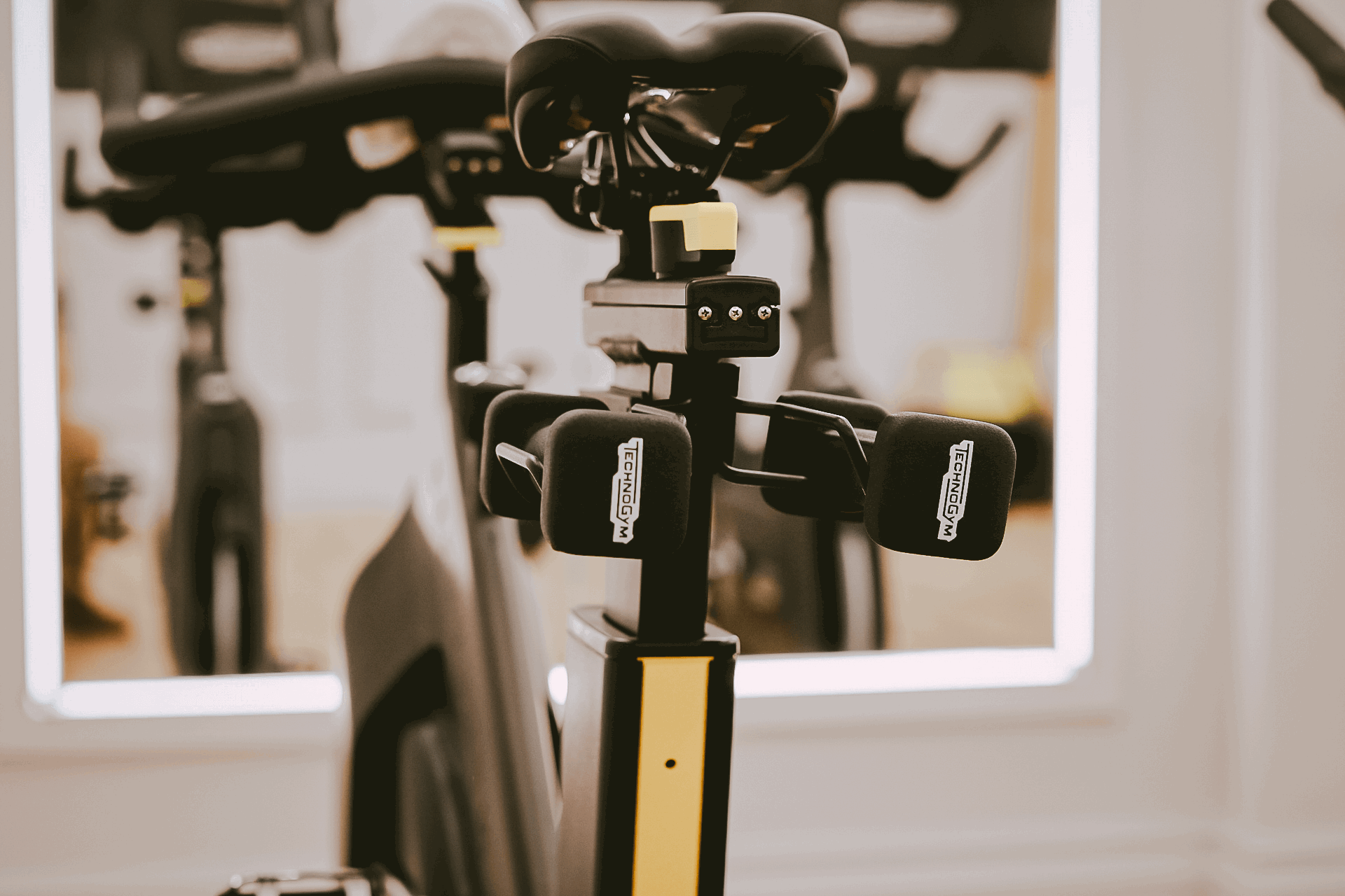 Bike inside the fitness suite at The Mayfair Townhouse