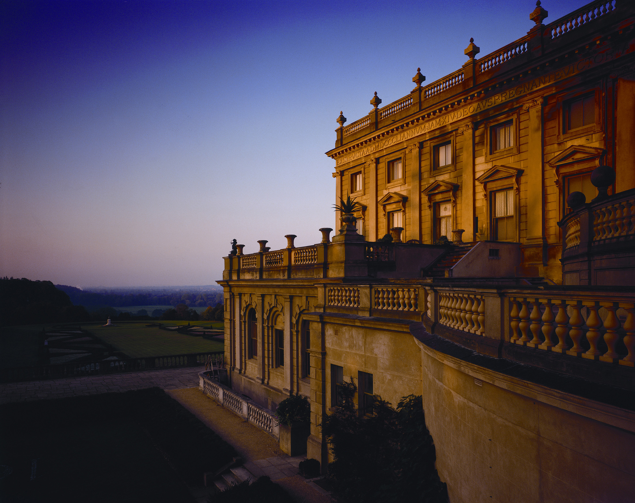 Side façade of Cliveden House