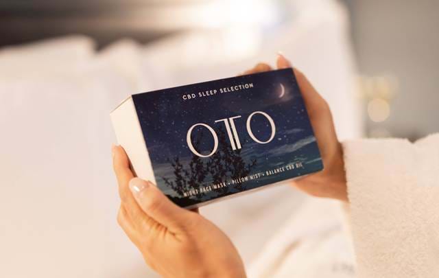 OTO CBD Sleep selection at The Mayfair Townhouse