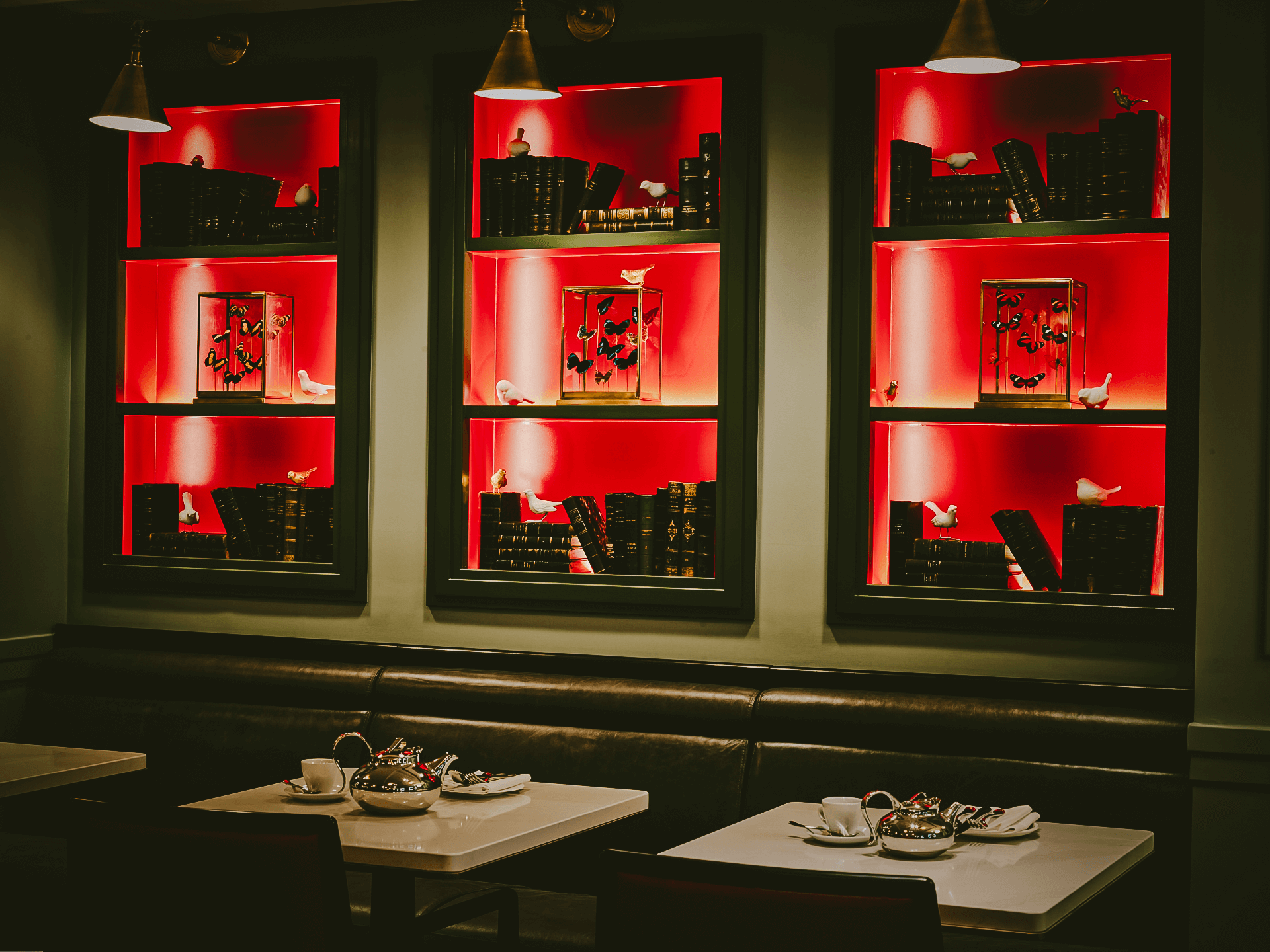 Seating area on The Lower Ground at The Mayfair Townhouse